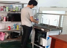西鄉(xiāng)景旺電子選擇安裝圣藍(lán)工廠不銹鋼直飲水機(jī)